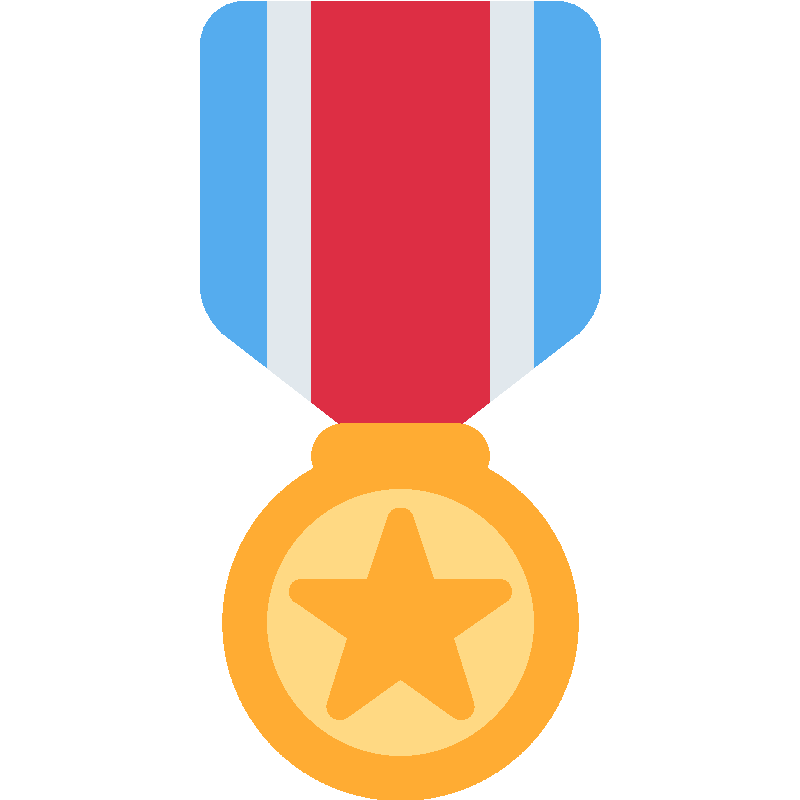 Sticker Military Medal