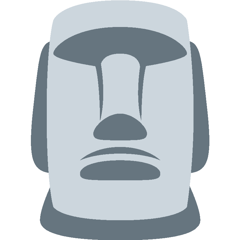 Sticker Moai