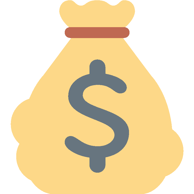 Sticker Money Bag