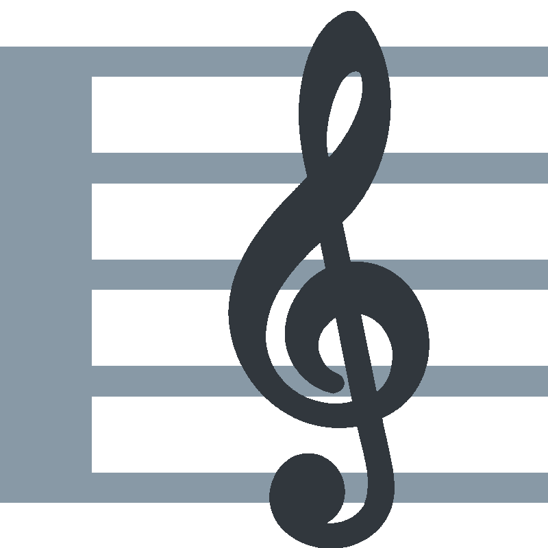 Sticker Musical Score