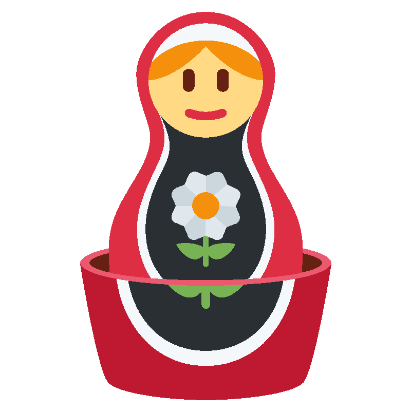 Sticker Nesting Dolls