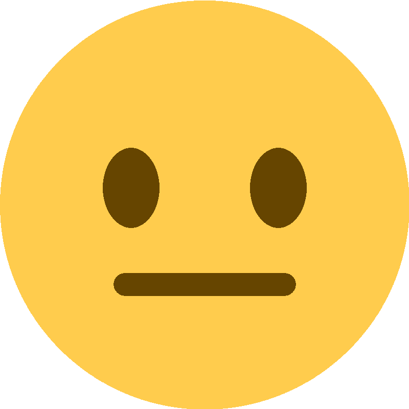 Sticker Neutral Face