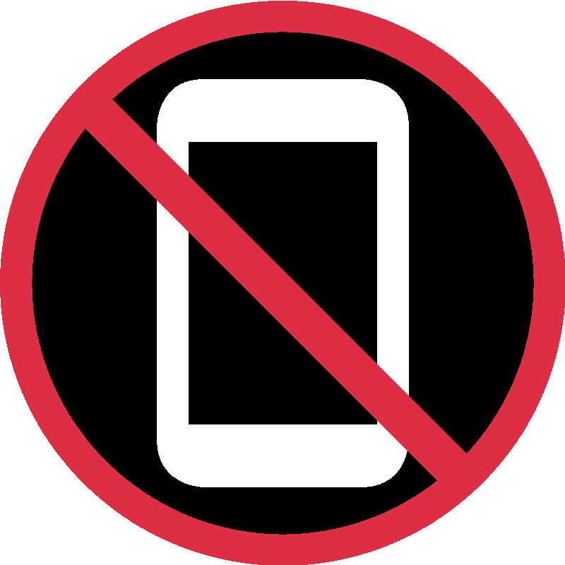 Sticker No Mobile Phones