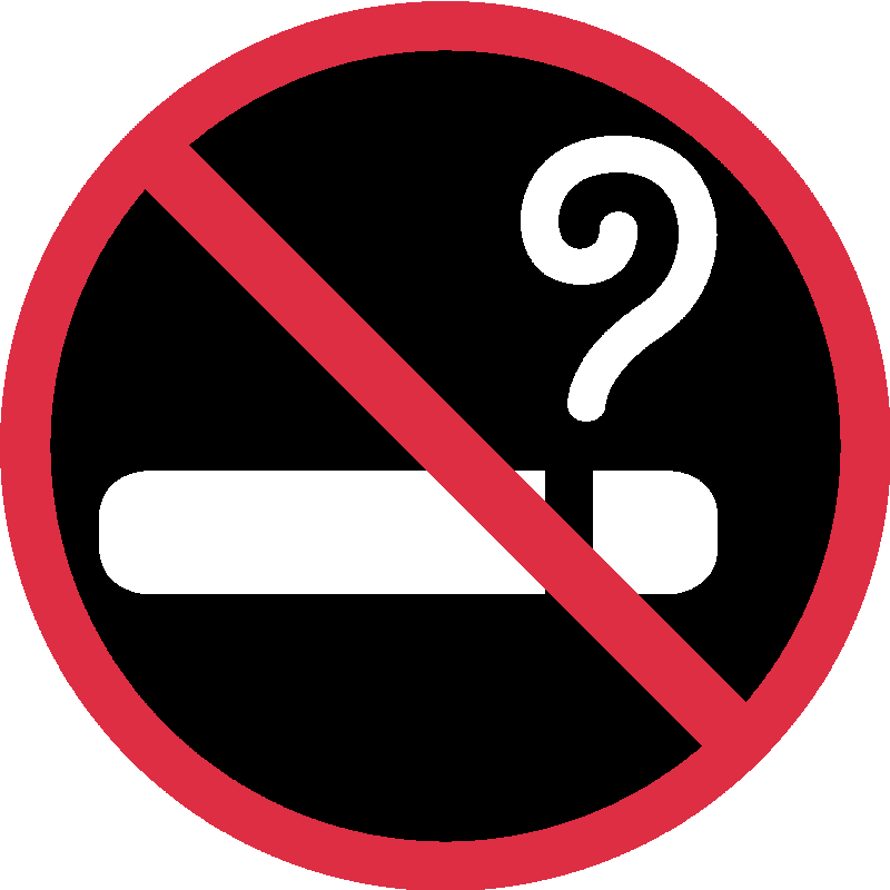 Sticker No Smoking
