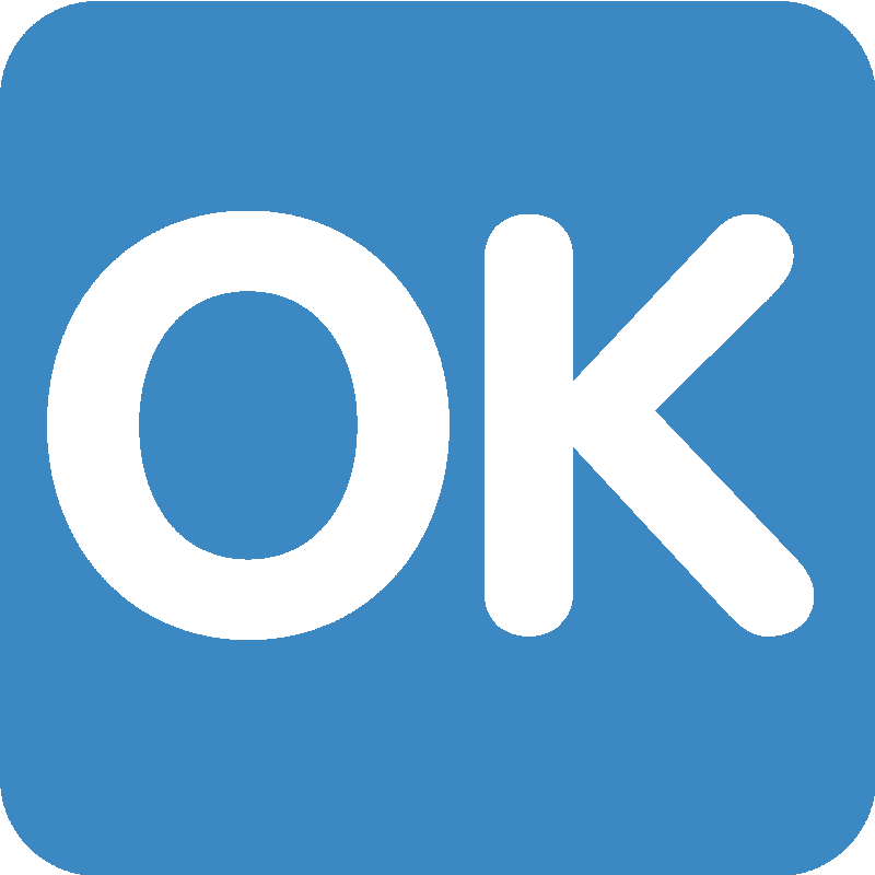 Sticker OK Button