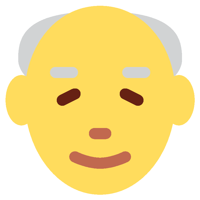 Sticker Old Man