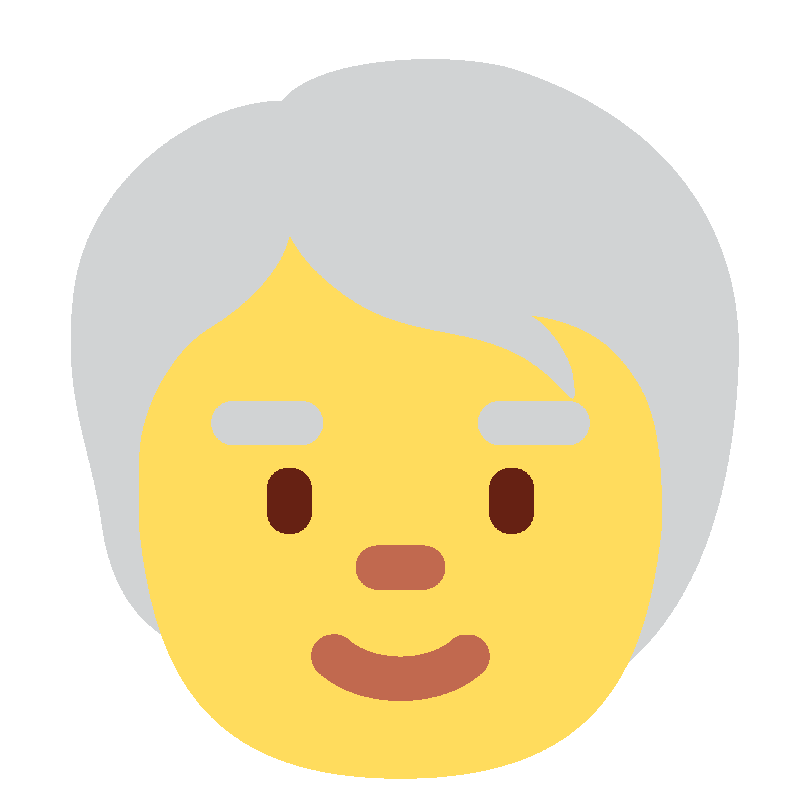 Sticker Older Person