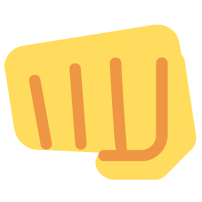 Sticker Oncoming Fist