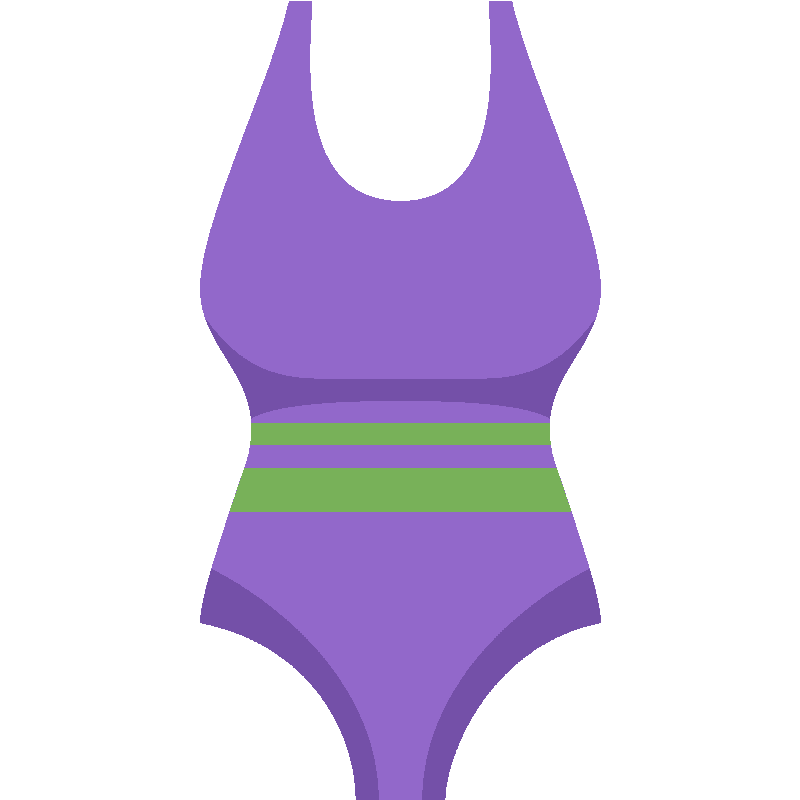 Sticker One-piece Swimsuit