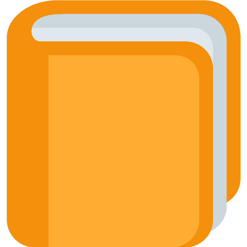 Sticker Orange Book