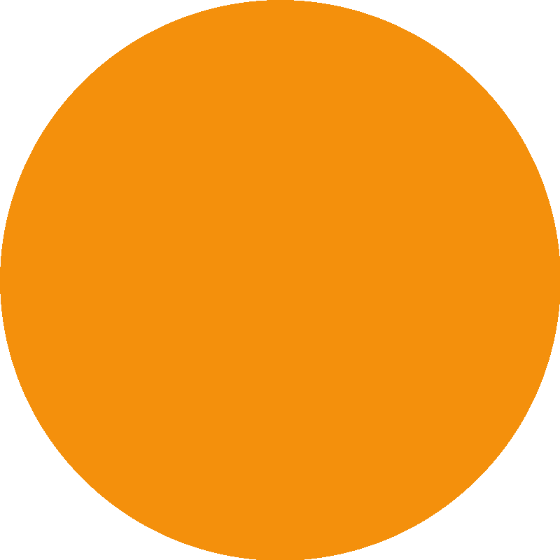 Sticker Orange Circle