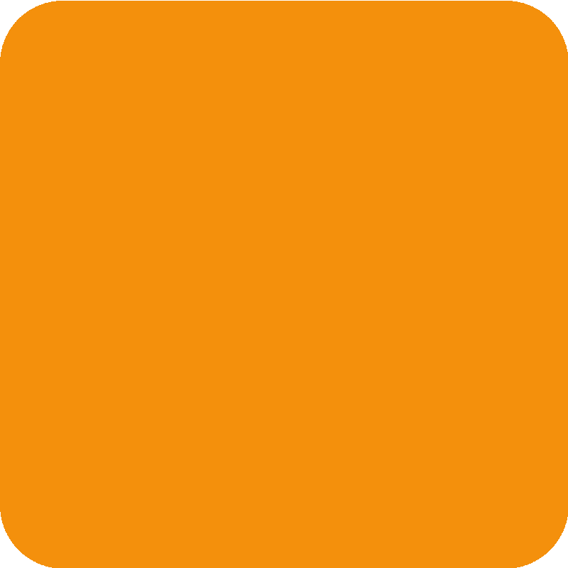 Sticker Orange Square