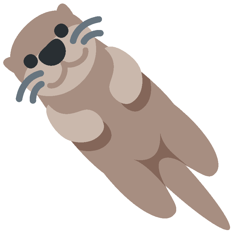 Sticker Otter