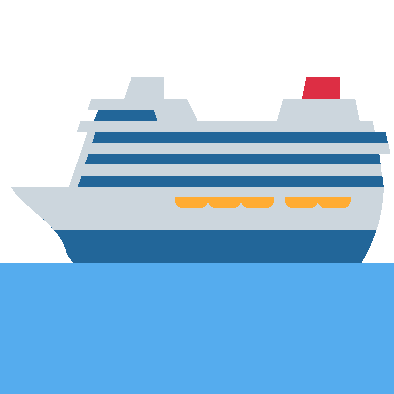 Sticker Passenger Ship