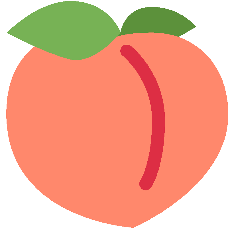 Sticker Peach