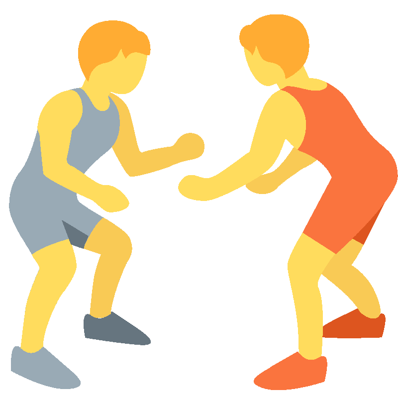 Sticker People Wrestling