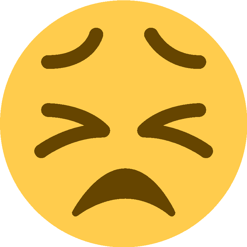 Sticker Persevering Face