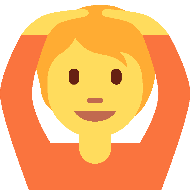 Sticker Person Gesturing OK