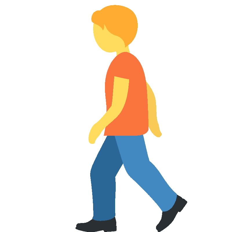 Sticker Person Walking
