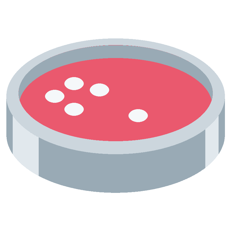 Sticker Petri Dish