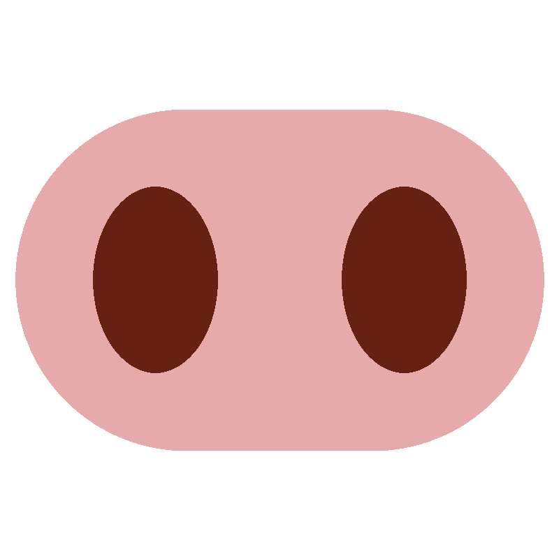 Sticker Pig Nose