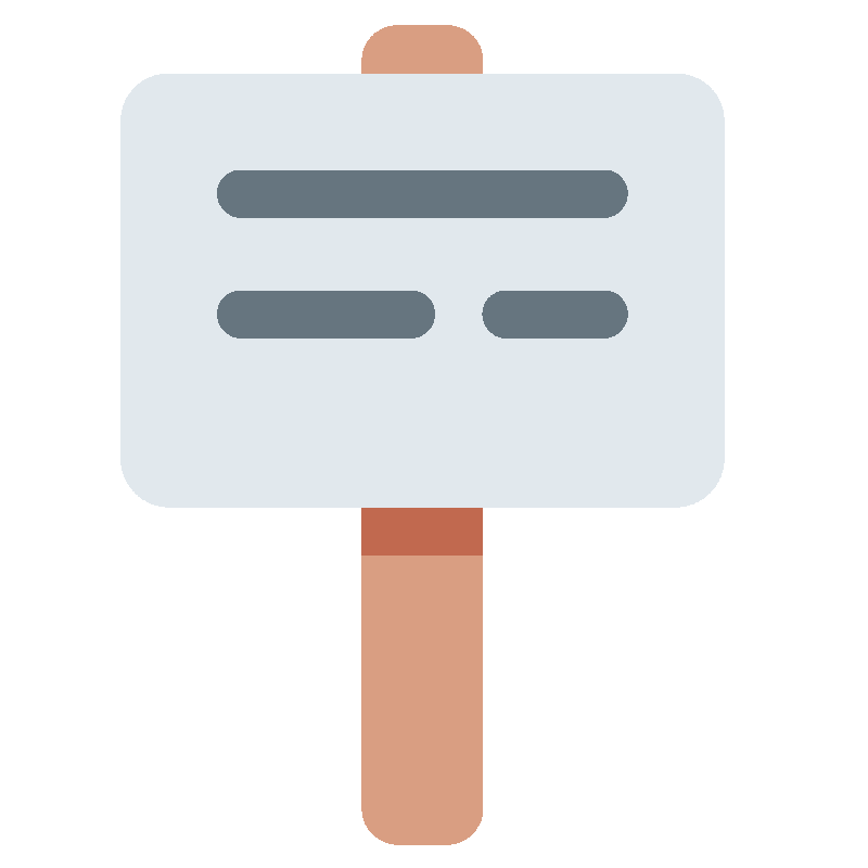 Sticker Placard