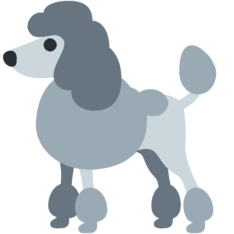 Sticker Poodle