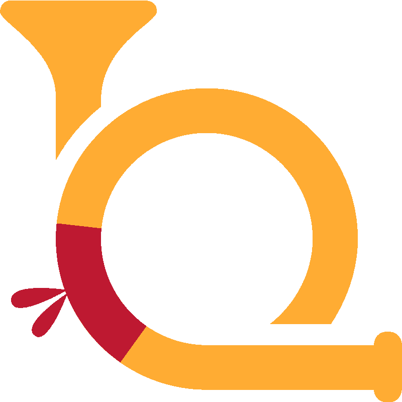 Sticker Postal Horn