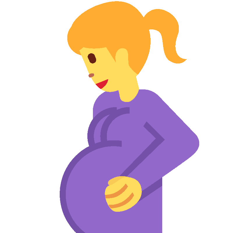 Sticker Pregnant Woman