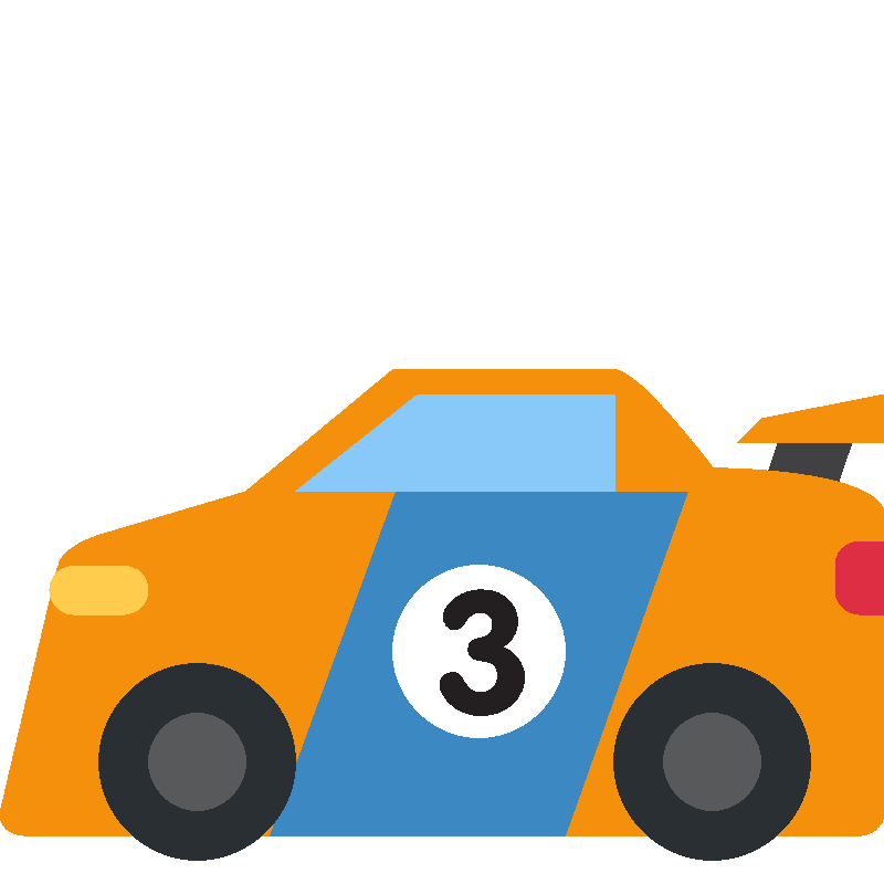Sticker Racing Car