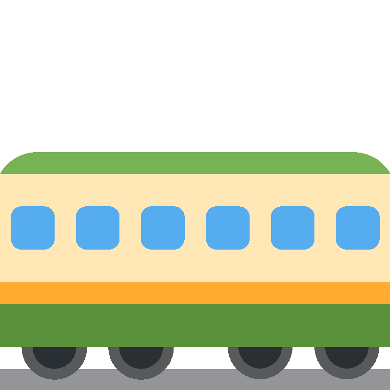 Sticker Railway Car