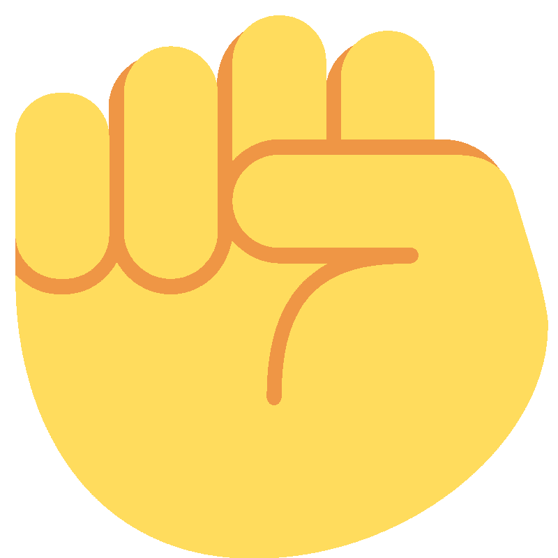 Sticker Raised Fist