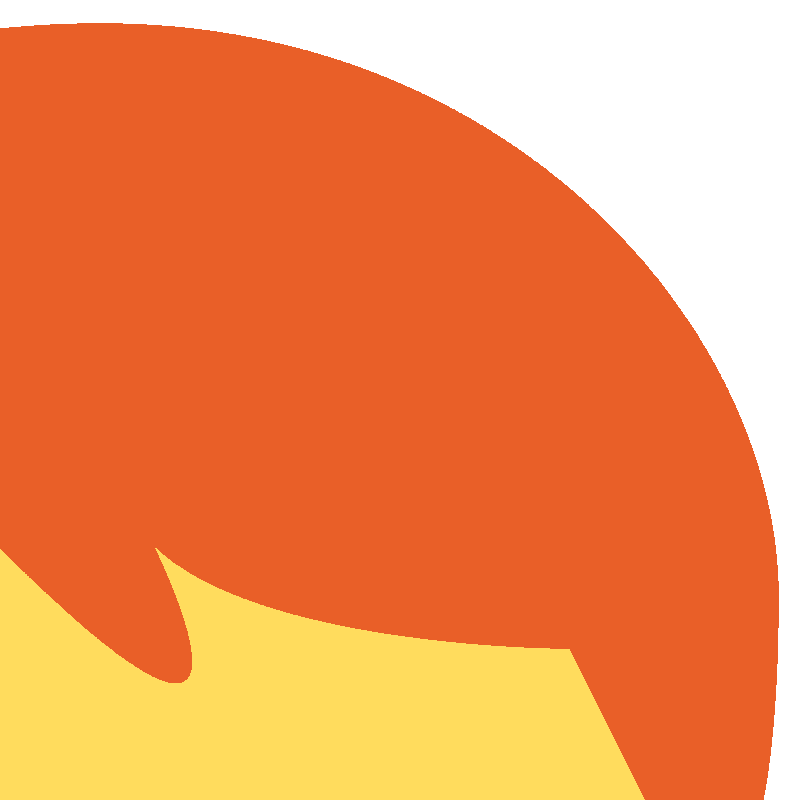 Sticker Red Hair