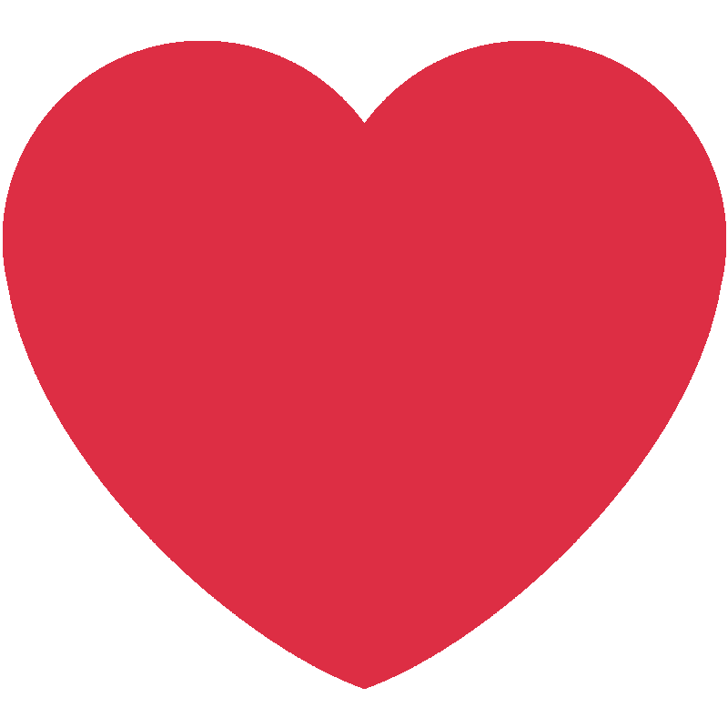 Sticker Red Heart