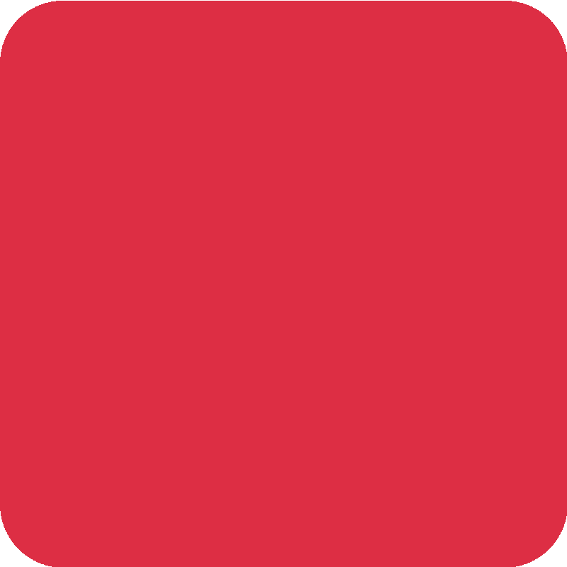 Sticker Red Square