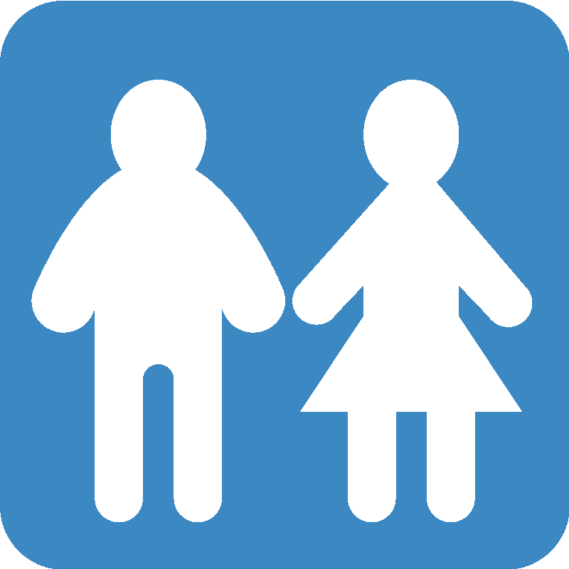Sticker Restroom