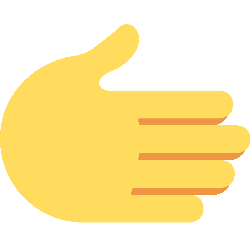Sticker Rightwards Hand