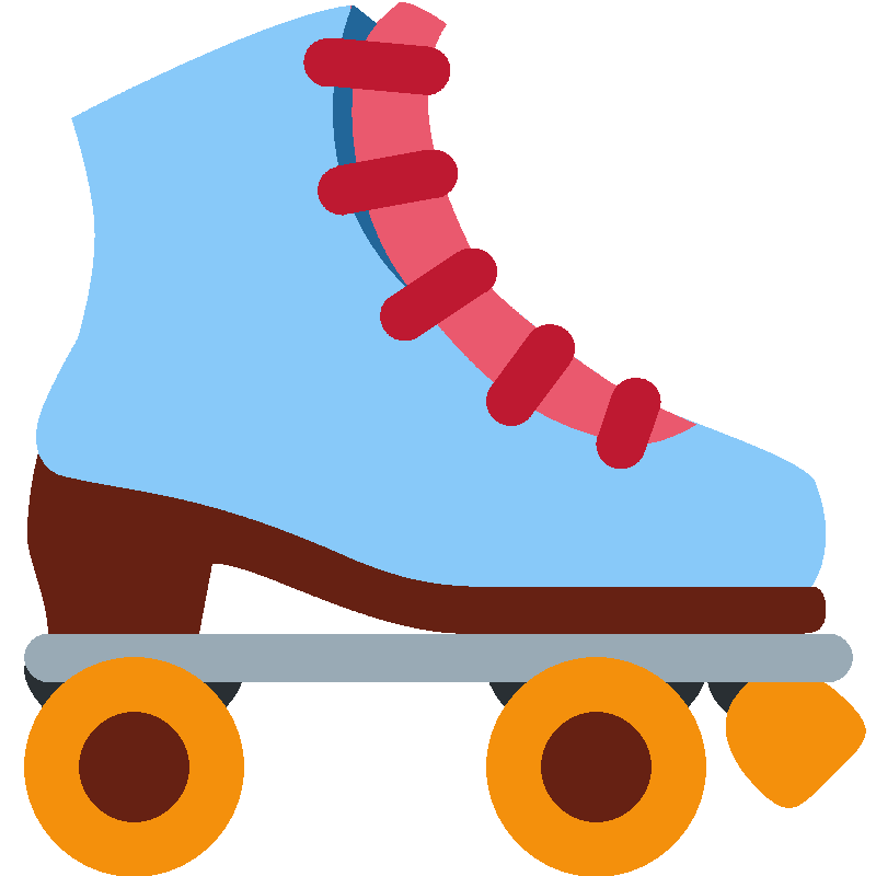 Sticker Roller Skate