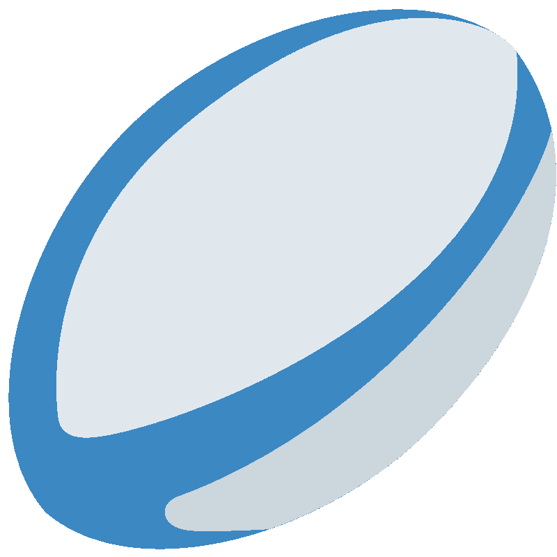 Sticker Rugby Football