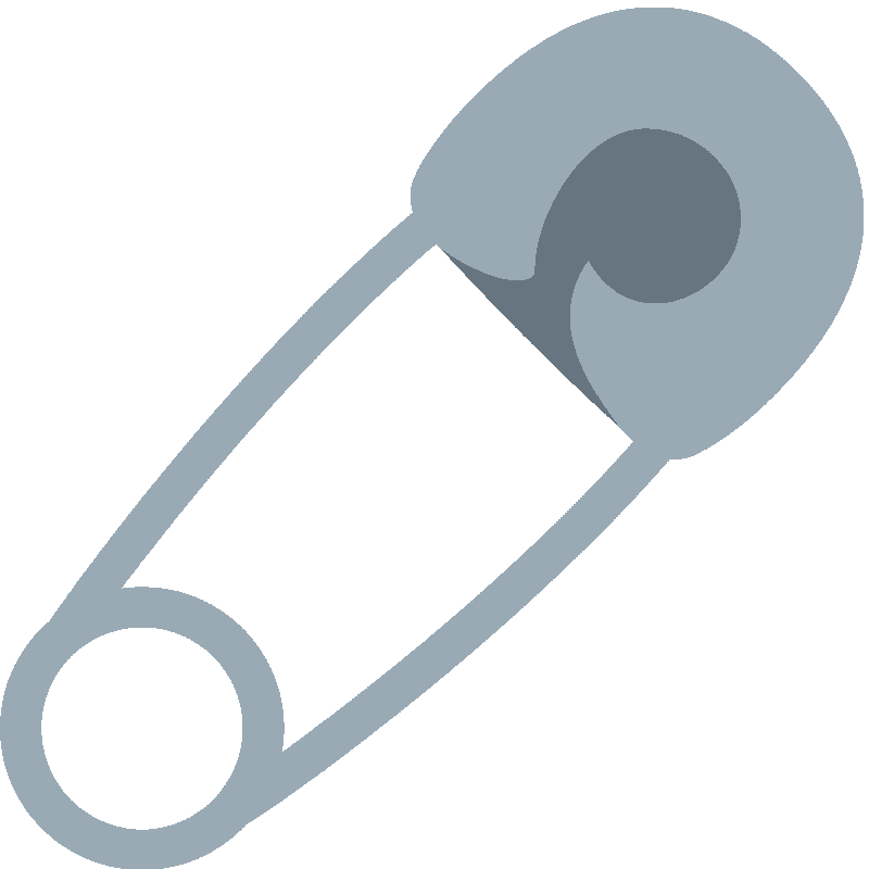 Sticker Safety Pin