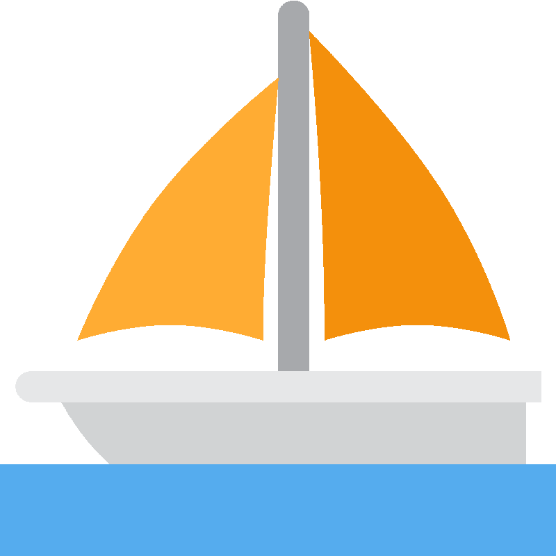 Sticker Sailboat