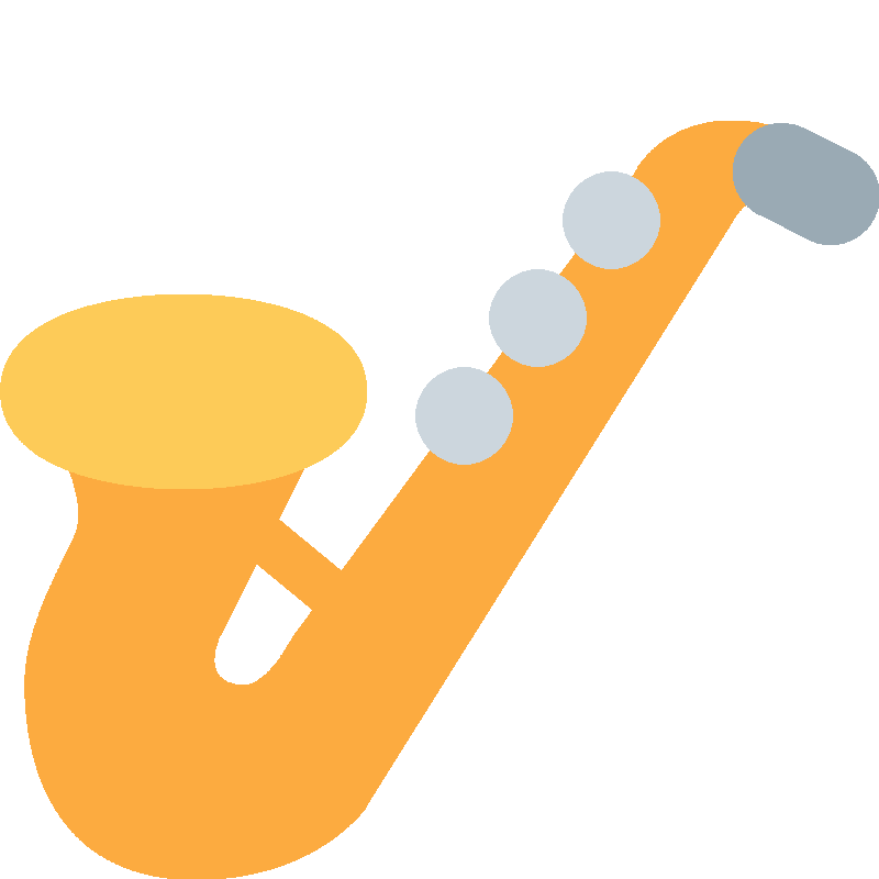 Sticker Saxophone