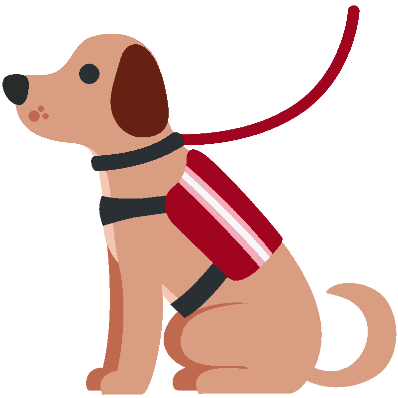 Sticker Service Dog