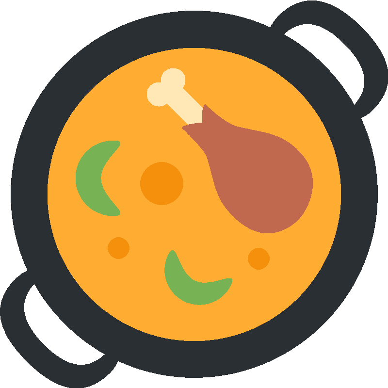 Sticker Shallow Pan Of Food