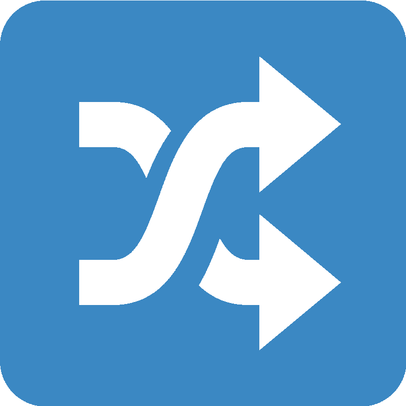 Sticker Shuffle Tracks Button