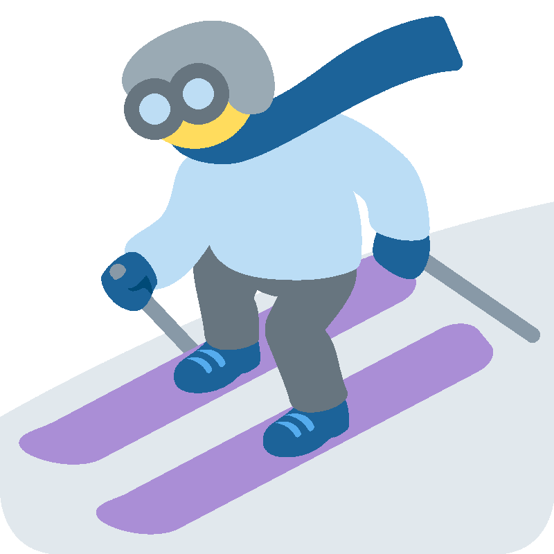 Sticker Skier