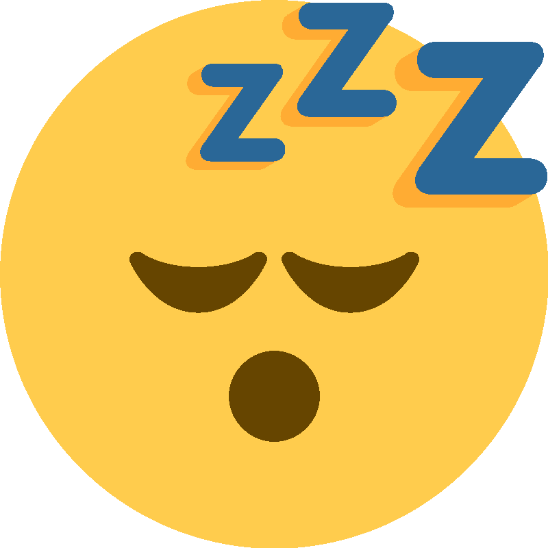 Sticker Sleeping Face