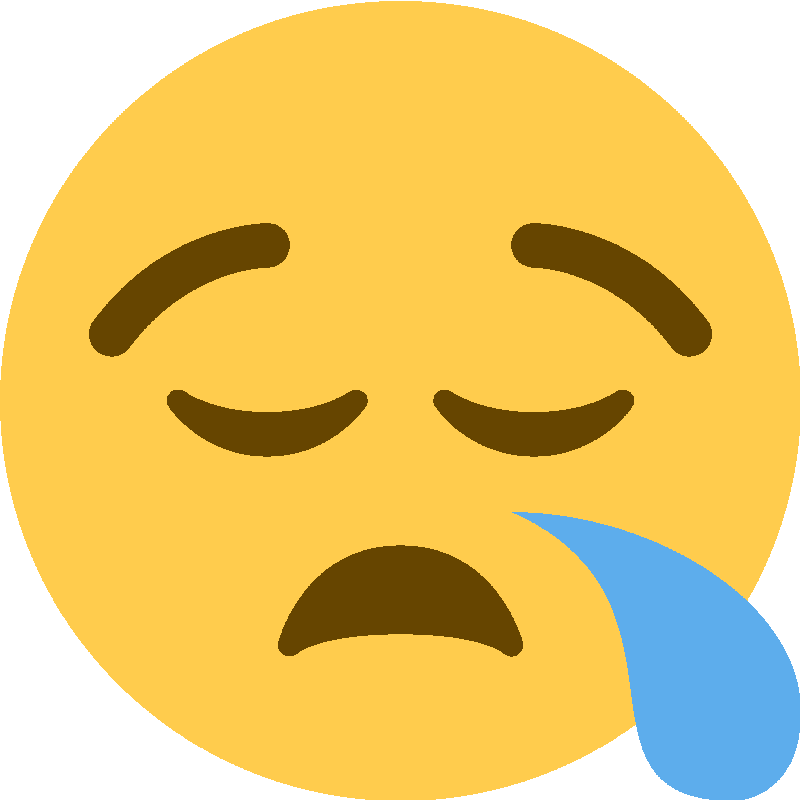 Sticker Sleepy Face