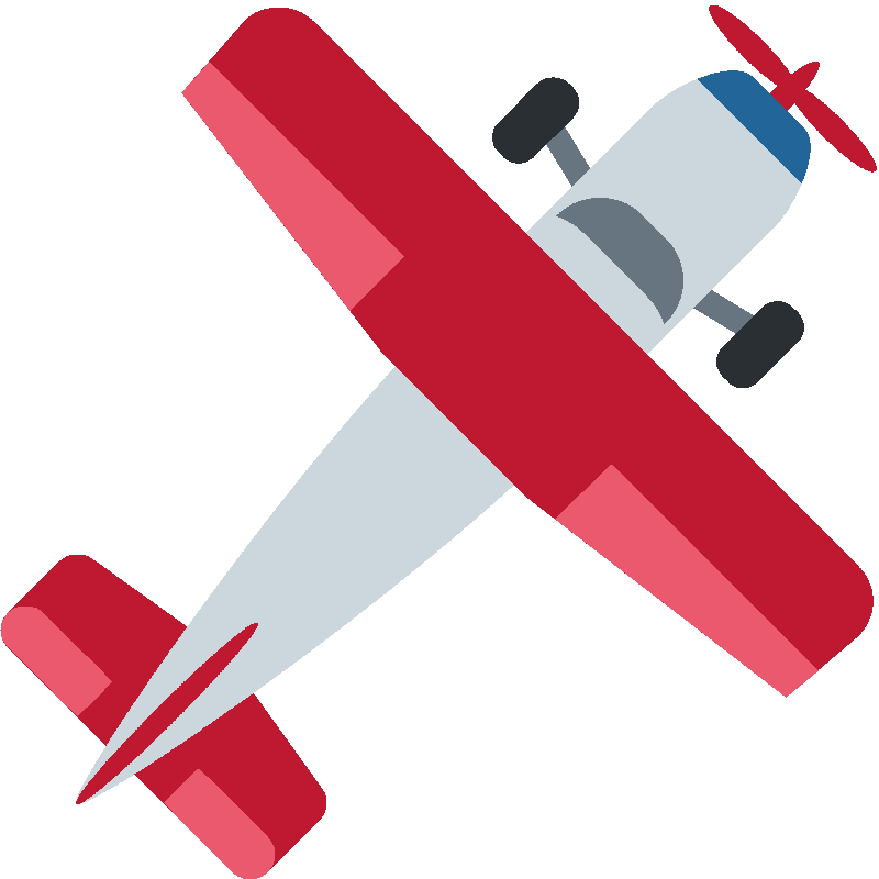 Sticker Small Airplane