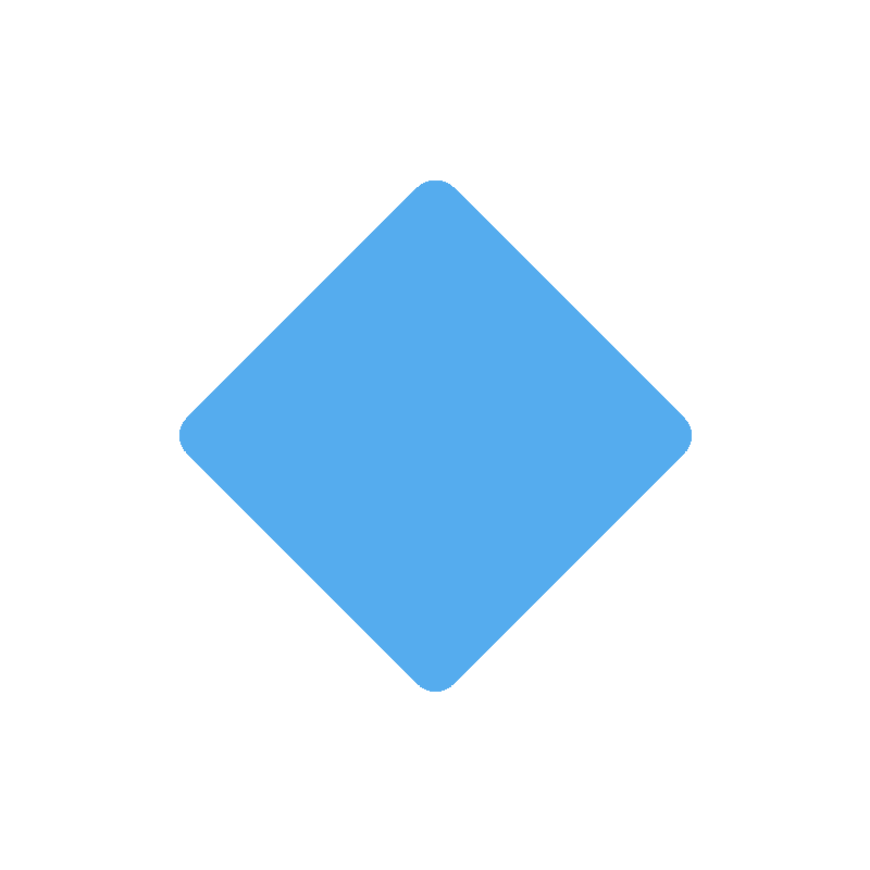 Sticker Small Blue Diamond